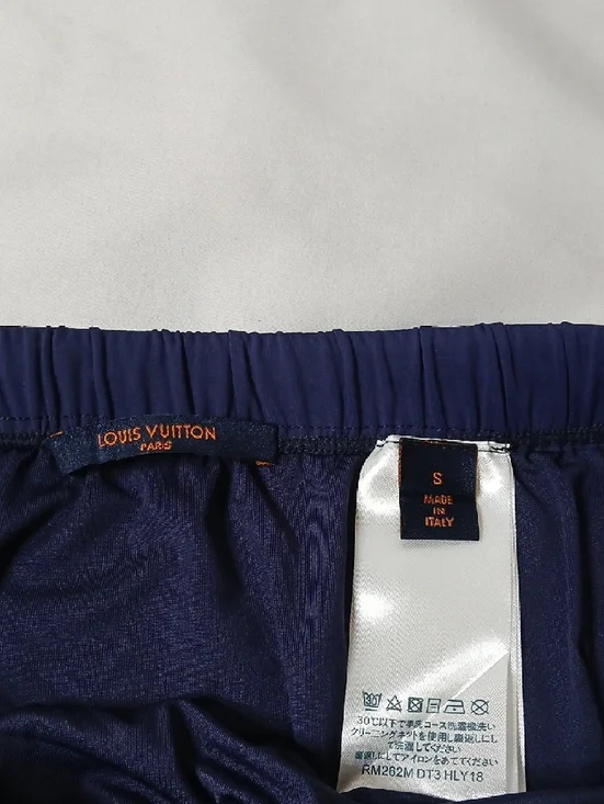 Louis Vuitton Navy Swim Briefs with White Drawstring - Picture 2 of 4